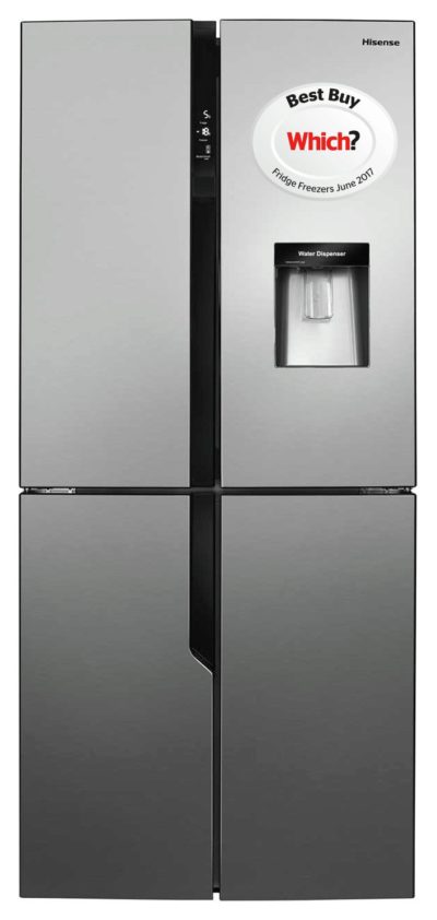 Hisense - RQ560N4WC1 American - Fridge Freezer - Stainless Steel